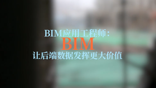 愛在城市丨BIM應用工程師：讓后端數據發揮更大價值