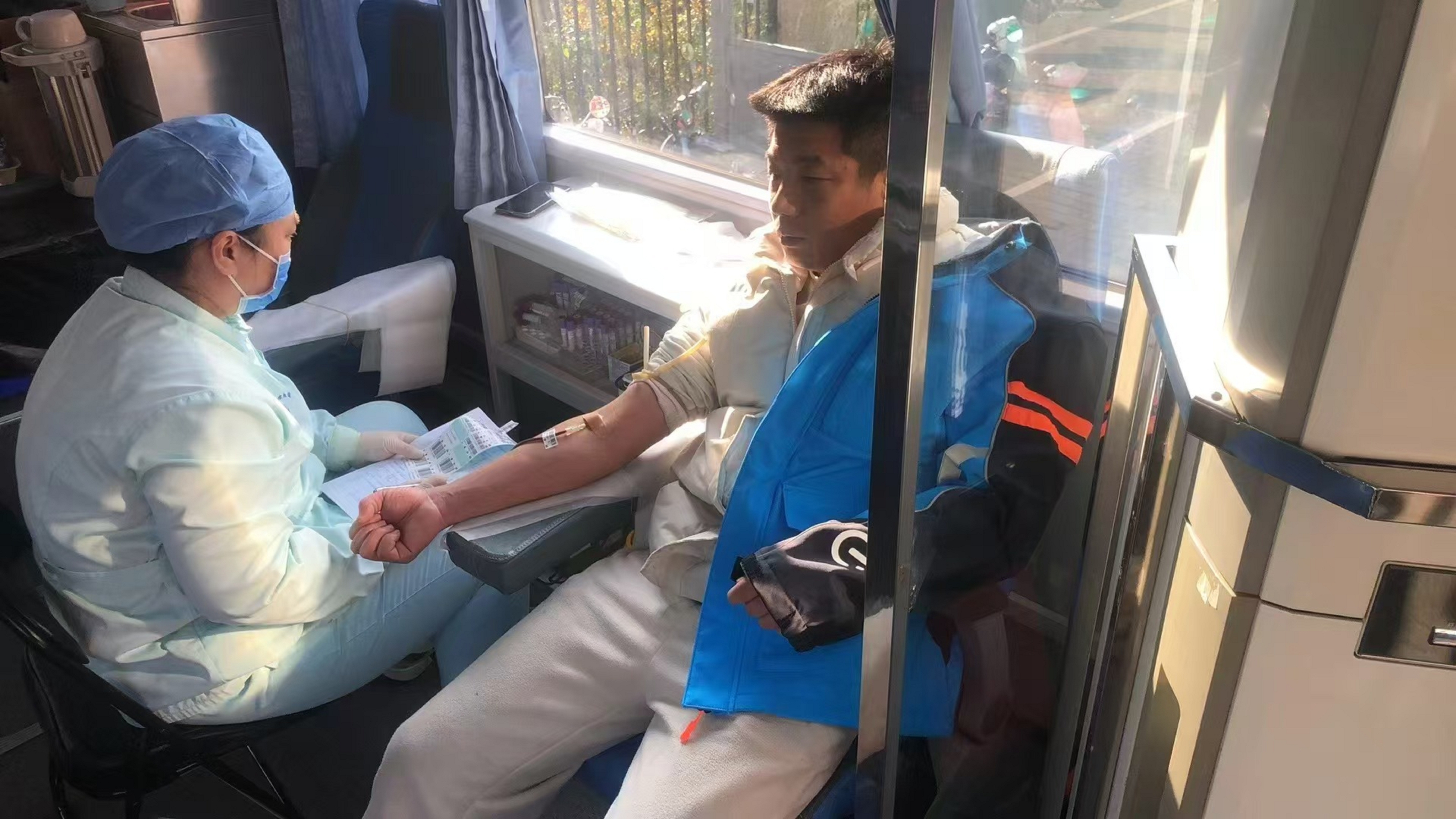 王志強積極參與獻血活動