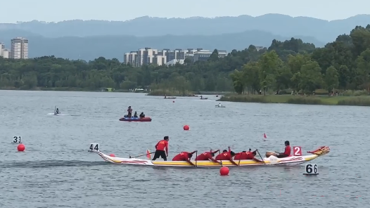 成都世運會決出龍舟項目首金 中國隊獲得亞軍