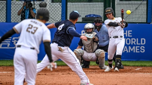 成都世運會 | 男子壘球決賽因降雨取消 參賽球隊同獲金牌
