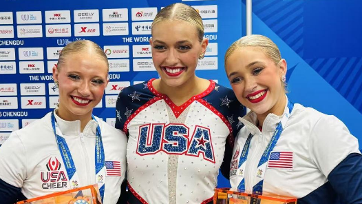 啦啦操首次亮相世運會 美國隊摘得金牌