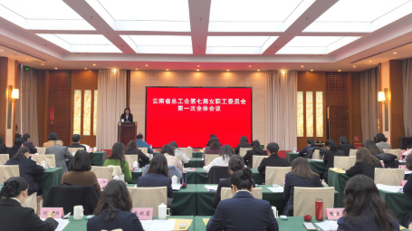 云南省總工會第七屆女職工委員會第一次全體會議召開