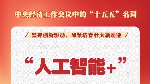 中央經(jīng)濟(jì)工作會議中的“十五五”名詞：“人工智能+”