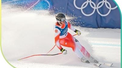 高山滑雪男子滑降比賽結束 瑞士隊摘得本屆冬奧會首金