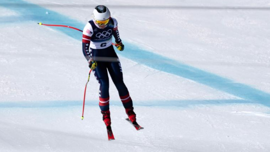 美國選手布里茨·約翰遜摘米蘭冬奧高山滑雪女子滑降金牌
