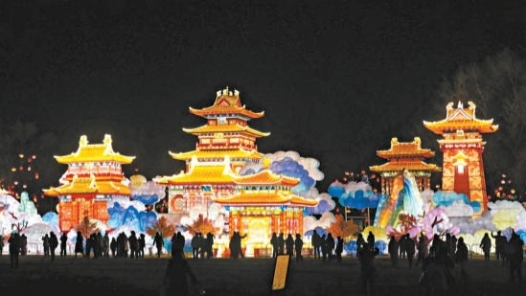 北京圓明園燈會重現(xiàn)皇家燈節(jié)盛景