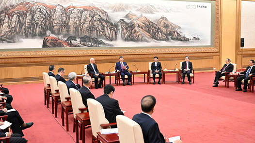 習近平同黨外人士共迎新春