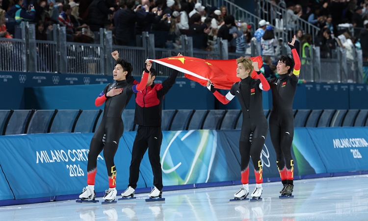 冬奧會｜速度滑冰——中國隊獲男子團體追逐銅牌