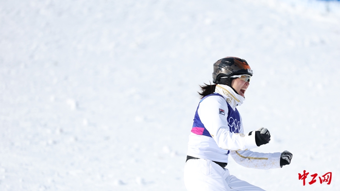 徐夢桃在賽后慶祝